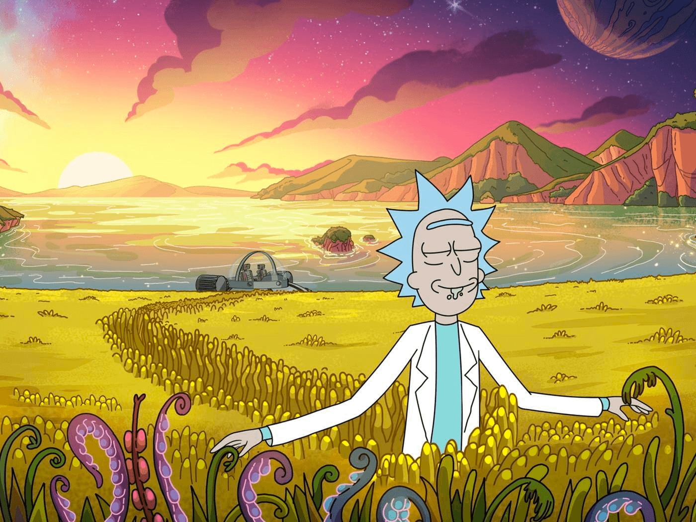 Paisagem Rick and Morty
